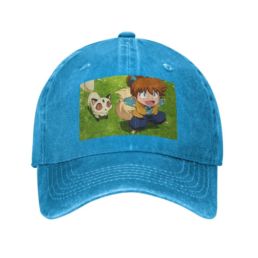 Anime Inuyasha Shippo Denim Cap Casual Baseball Caps Adjustable Hat Summer Unisex Baseball Hats