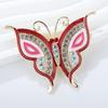 Fashion Multi-Color Rhinestone Butterfly Brooches For Women Clothing Coat Jewelry Accessories Gift
