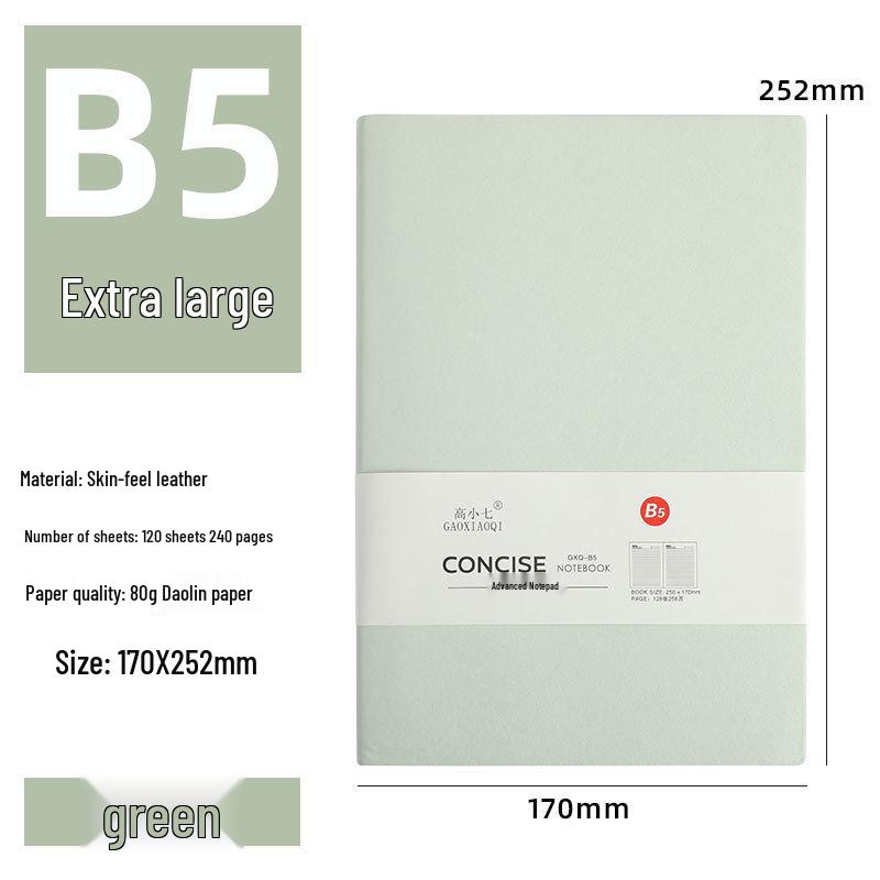 Prémiový zápisník A5 s vlastním logem - Jednoduchý, stylový, kreativní kancelářský a studentský diář