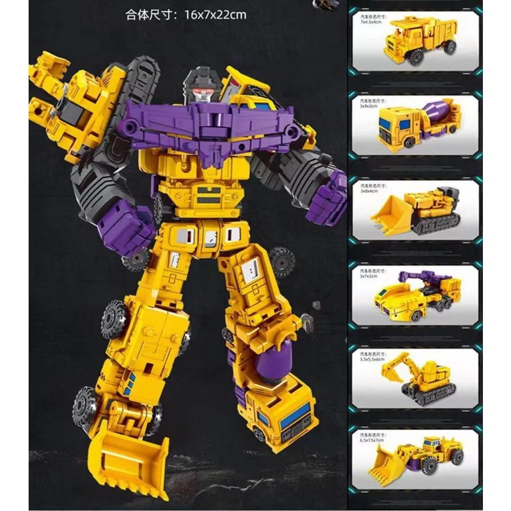 

HZX Defensor H901 Transformation Toys Robot 5IN1 Combiner Superion Bruticus Devastator Deformation Action Figure