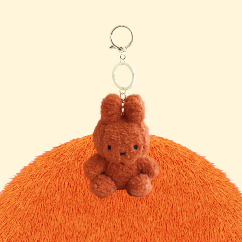 [Miffy] Miffy SITTING Creamy Keychain - Brown Single product