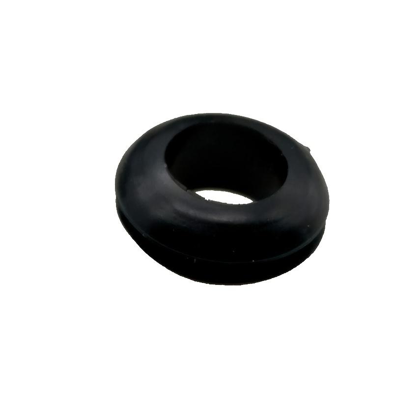125pcs Rubber Grommet Protective Coil Double-sided Black Rubber Firewall Hole Plug Retaining Ring Car Electrical Wire Gasket