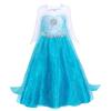 2025 Frozen Princess Elsa Long-Sleeve Dress for Girls (Ages 3-8)