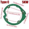 1/2/5/10/20/30x 2KW 5KW Air Diesel Heater Blower Fan Motor Burner Gasket Set For Chinese Heater Eberspacher Airtronic Car Truck