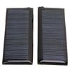 2 Stück 45MA 5V Mini-Solarmodule 3,7V Hohe Umwandlungsrate Energiesparend Effiziente polykristalline Solarzellen