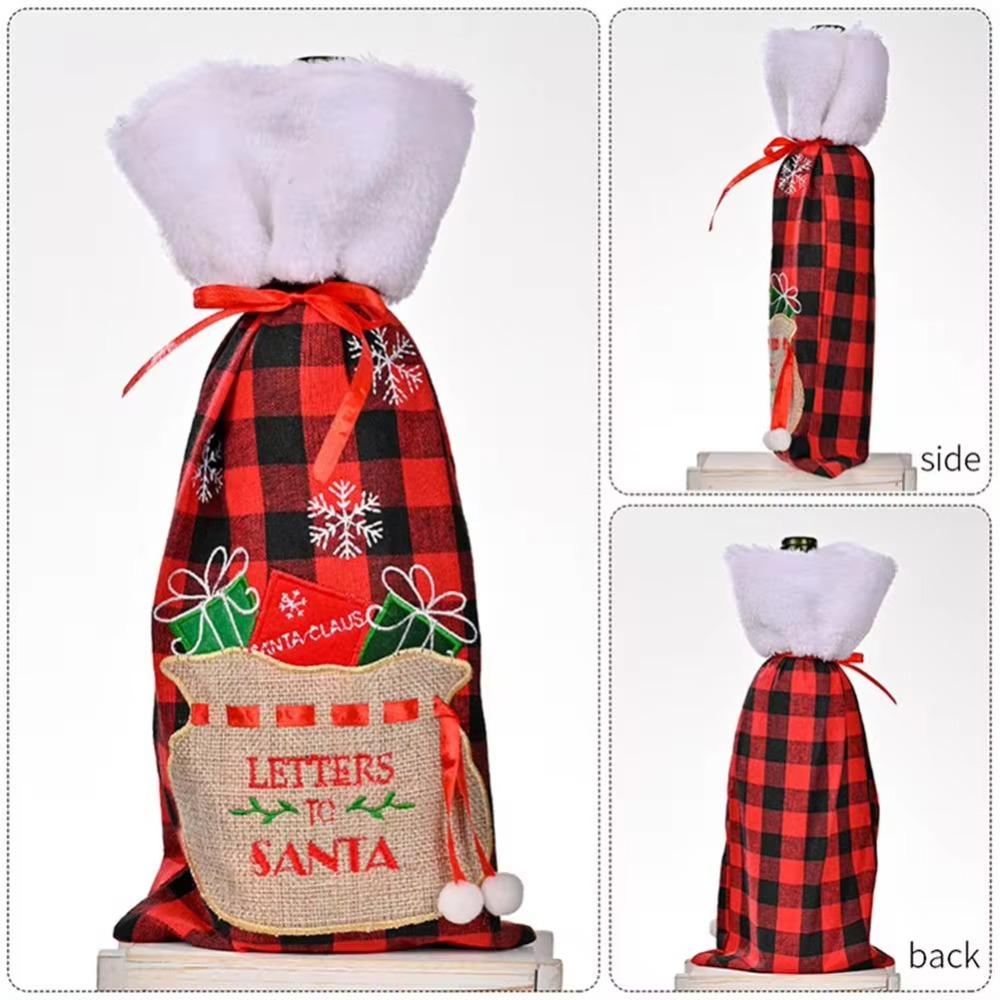 with Embroidered Wine Bottle Set Exquisite Wine Bottle Bag  Holiday