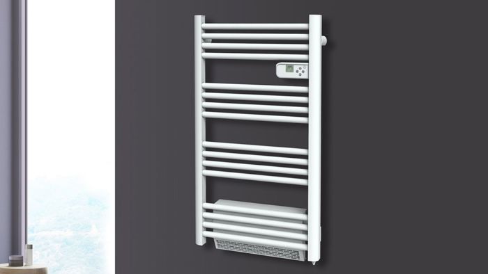 Radiateur sèche-serviette electrique SATURNE - 500W - + soufflerie 1000W - DD3L-1500