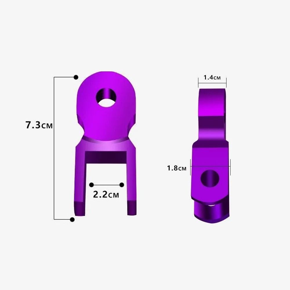 2pcs/set Heavy Duty Motorcycle Height Extender Shock Absorber Riser  Motorbike Replacement Parts