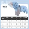 Waterproof Dog Raincoat With Hood Detachable 4-Leg Design Small Medium Large Dogs Outdoor Windproof Pet Apparel