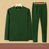 Men's Self-Heating Double-Sided Velvet Thermal Underwear Set - Thickened for Autumn and Winter