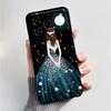 Printing Pattern Case For ZTE Blade A76 4G Z2474 Soft Silicone Black Shell Cover Cute Flower Cartoon Casing