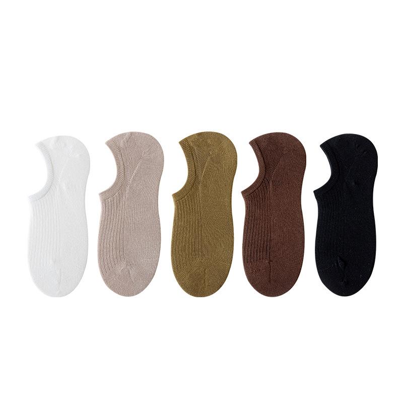 Men Summer Retro Pumping Breathable Deodorant Sweat Absorbing Boneless Invisible Short Boat Socks