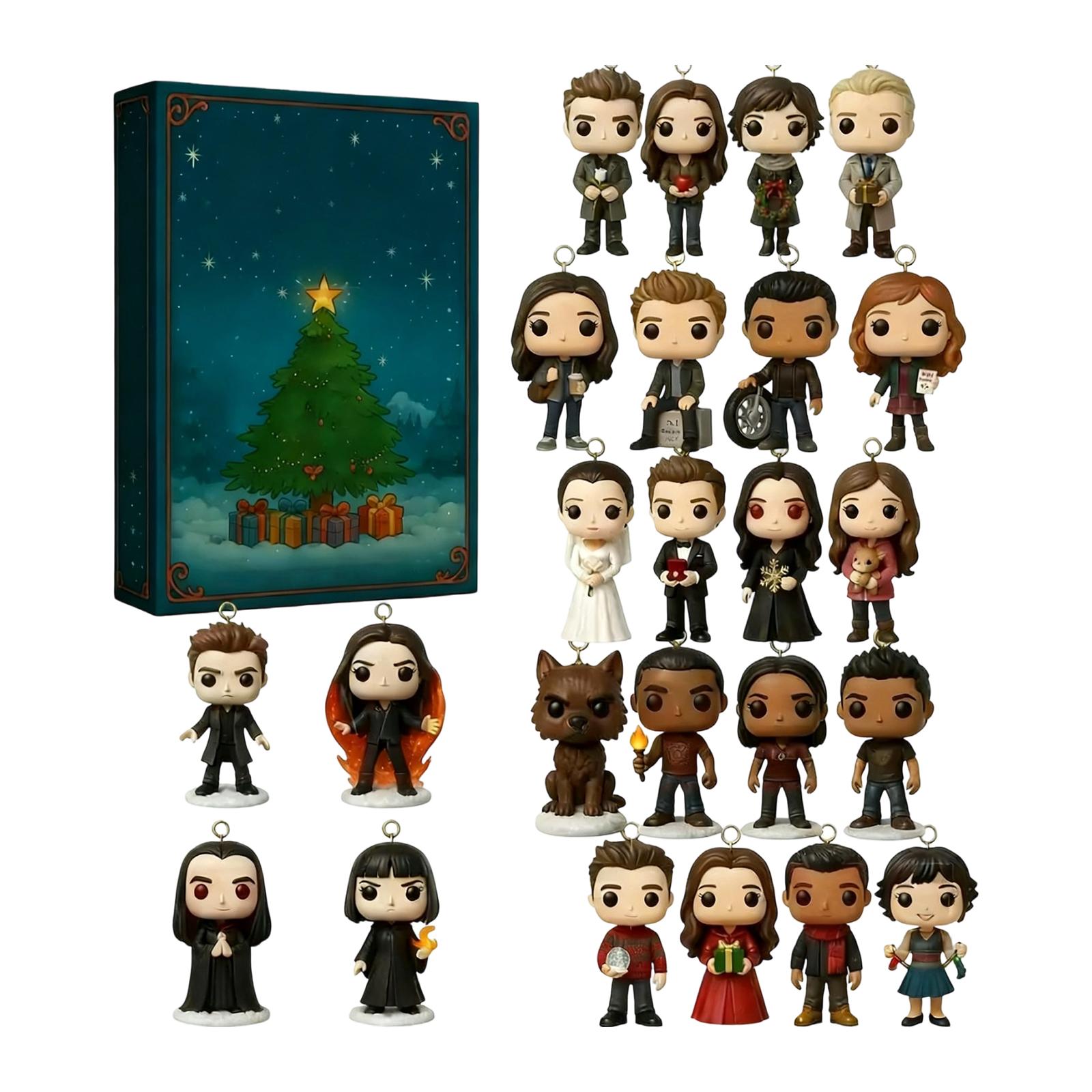 

Christmas Arrival Calendar, Spend A Happy Christmas Countdown Together, 24 Acrylic One Size