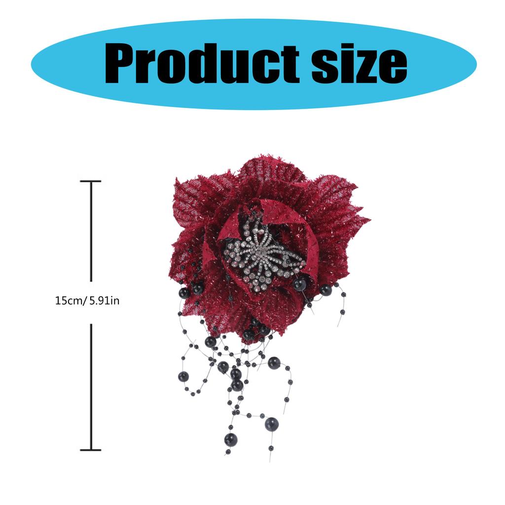 Handmade Project Flower Appliques Craft Costume Headband Brooch Hat Decors Oversized Flower Patches Sewing Accessories