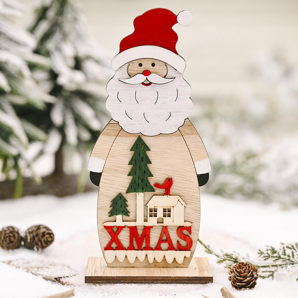 

Wooden Enchanting Christmas Decorations Ideal For Festive Snowman And Reindeer Christmas Santa