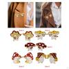 2Pcs Cartoon Collar Clip Funny Fashion Jewelry Gifts Creative Lapel Pins Cute Badge Brooch for