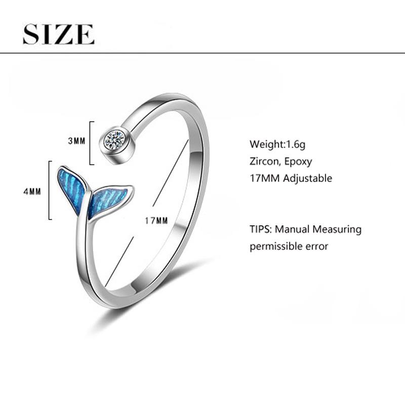 Anello Sirena Regolabile Per Bambine - Argento Sterling 925, Perfetto Per Feste E Regali - Foto 14