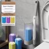 Set scopino per WC usa e getta: Sterile, Senza Angoli Morti, Manico Lungo per Pulizie Domestiche