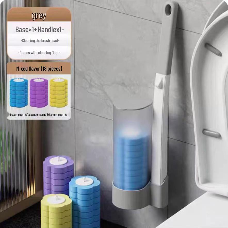 Set scopino per WC usa e getta: Sterile, Senza Angoli Morti, Manico Lungo per Pulizie Domestiche