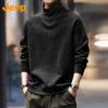 Men's Heavyweight Mock Neck Long Sleeve T-Shirt