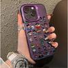 Applicable To Apple 11 Mobile Phone Case New 11 High-end Matte Laser 11/11 Animation Cartoon Xiaoxin Family