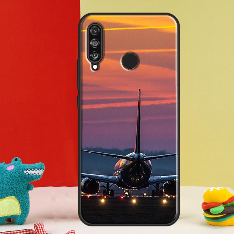 Flugzeug Flug Reisen Für Huawei Nova 12i 12s 11i 5T 9 10 SE Y91 Y90 Y60 Y70 Y72 Y61 P60 Pro P20 P40 P30 Lite Hülle