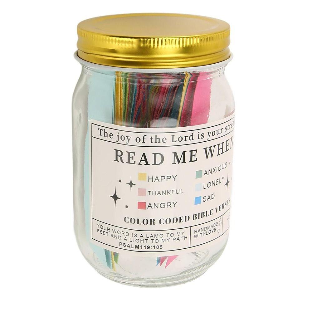 Creative Read Me When Bottle Emotions Feelings Christian Jar Cards  Reading Christmas