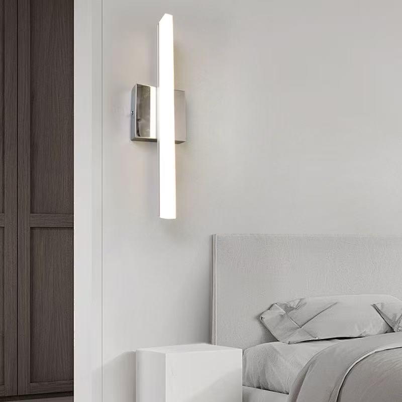 Modern Nordic LED Wall Lamp - Minimalist Light for Bedroom or Living Room