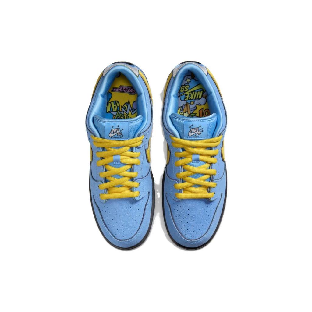 Le Superchicche x Nike Dunk Low Pro SB QS Bubbles Sneakers Unisex Blu Blu-Ghiaccio Blu-Reale Profondo FZ8320-400