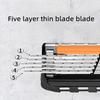 4/8/12/16/20 Shaving Razor Blades Classic 5 Layer Safety Razor Blade for Mens Hair Removal Shaving Blade Manual Shaver Replaceable Heads