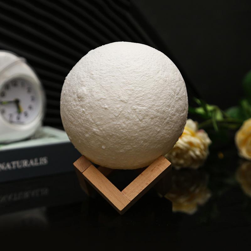 Personalisierte Graffiti Mond & Planet Nachtlicht Lampe