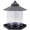 Hanging Wild Bird Feeder Waterproof Gazebo Outdoor Container With Hang Rope Feeding House Type Bird Feeder Aves Decorations