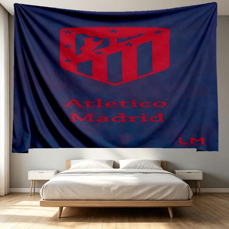 football club Print Tapestry - Portable Wall Decor Cloth, for Home, Dorm, Travel, Bedroom, Living Room - Ideal Birthday Housewarming Gift