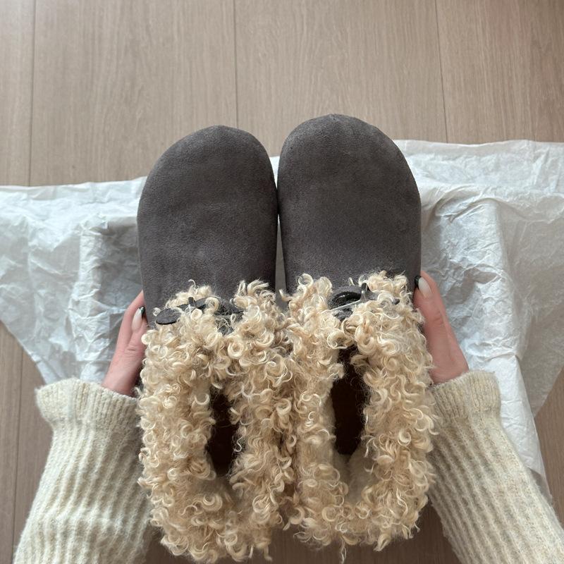 Women's large size soft elastic winter warm cold padded snow boots non-slip wear outdoor leisure sports cotton boots