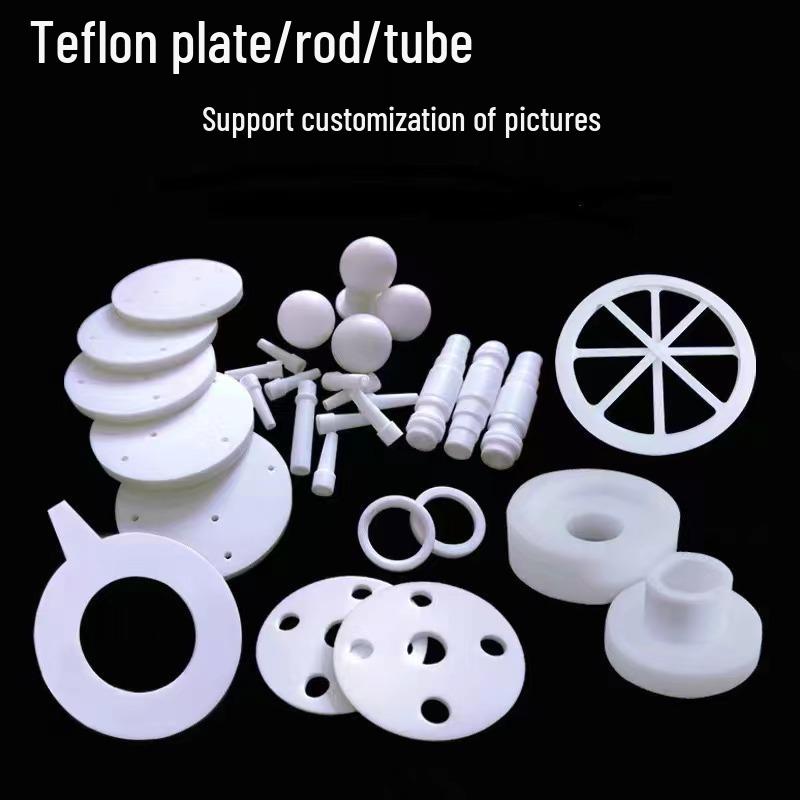 High-Temperature Resistant White Teflon PTFE Gasket Plate for Processing