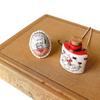 Cure Cat Necklace Painted Wishing Bottle Shape Niche Design Fresh Fashion Jewelry Copper