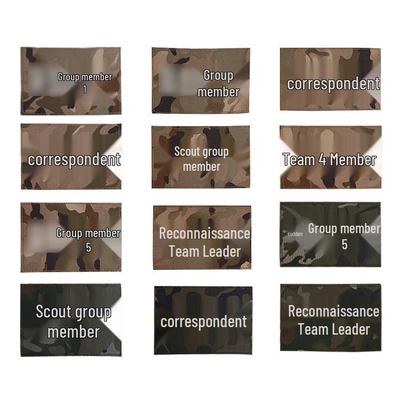 Snow Fox Camo Tactical Velcro Patch