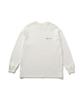 Snow Peak Soft Cotton Relaxed Logo Cut and Long Sleeve and Off White L/S T-Shirt TS-25AU010, Sew, T-Shirt, Men's Women's, XXL,