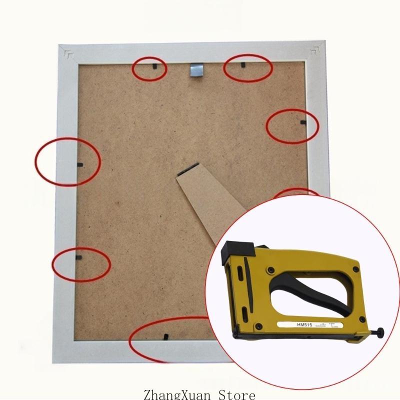 

Manual Picture Frame Joiner Trackers Picture Frame Nailer Handheld Stapler 3XUF CN