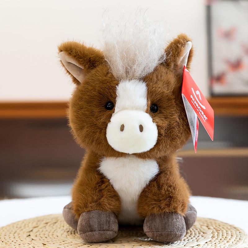 Cute Pony Doll Plush Toy Girl Sleeping with Doll Warm Heart To Accompany Girlfriend Birthday Gift