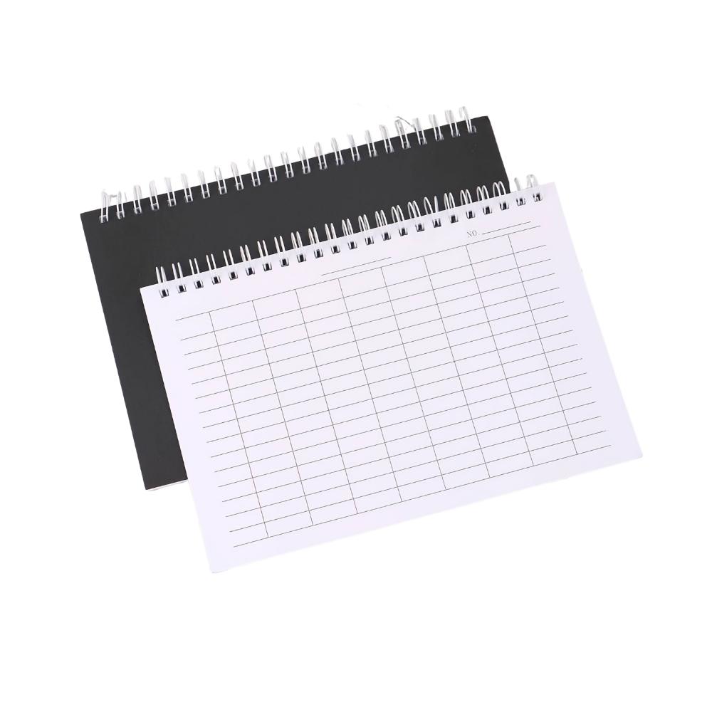 Blank Grid Financial Record Book Sturdy Cover Inventory Log Book  Financial Record Keeping