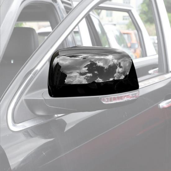 For Dodge Durango 2011-2026 ABS Glossy Black Rearview Mirror Shell Trim Cover 2P