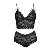 Female Underwear Suits for Women Shorts Solid Lace Vest Camisole Tube Top Panties Suit Flower Printed