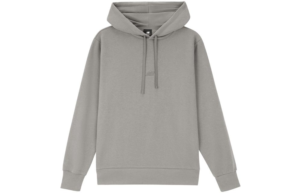 New Balance Sweatshirts Men s Gray Hooded Moderate Regular AMT33335-TAG XXL