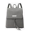 Niche backpack versatile premium bag striped mini drawstring backpack