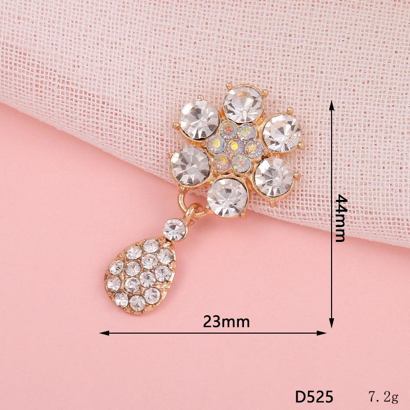 Five-Petal Diamond Flower Snowflake DIY Phone Shell Sticker