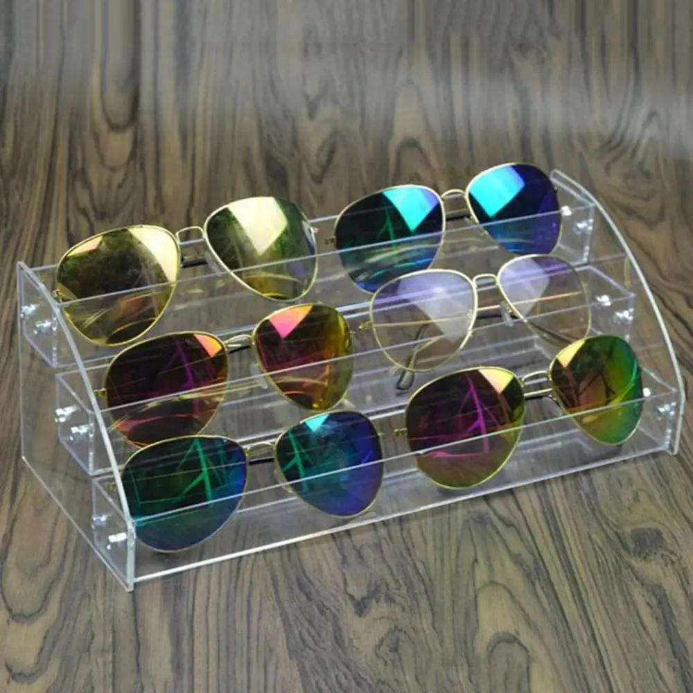 Mehrschichtiger Schmuckorganisator Acrylständer Nagellackregal Brillenrahmenständer Display Sonnenbrille Damen Aufbewahrungsbox