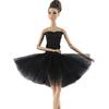Mode Puppe Kleidung Für Barbie Puppe Tutu Kleid Off-schulter Ballett Kleider Für Barbie Outfits 1/6 Puppen Zubehör