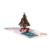 3D Pop Up Christmas Greeting Card Merry Christmas Gift Cards with Envelopes Santa Elk Snowman Holiday Cards for Christmas Parties Home Decor