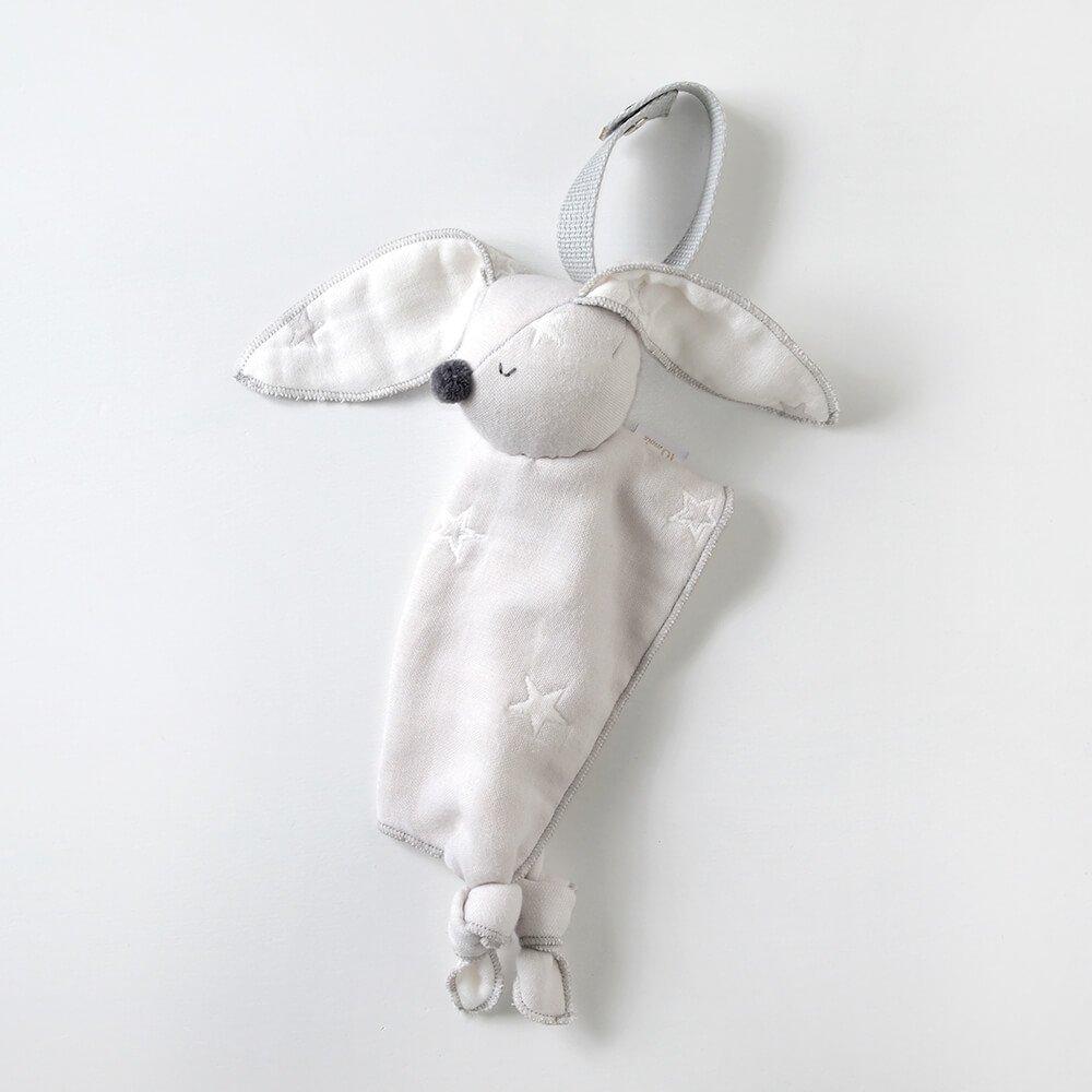 10mois Fluffy Gauze (6-Layer Gauze) Mini Me Baby Toy, Gray, 21251032